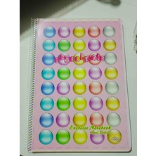 Alfa 96 Yaprak Cızgılı Defter A4 Spırallı