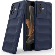 Magicool Oppo A3 Kılıf Optimum Silikon - Lacivert