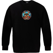 Hero Şömine Unisex Sweatshirt (50, Siyah, 2xl)