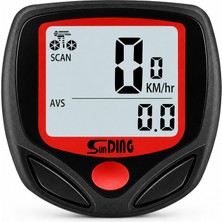 Glftech Bisiklet Kilometre Sayacı Kablolu 14 Fonksiyonlu Dijital Hız Mesafe Ölçer