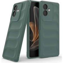 Magicool Oppo A3 Kılıf Optimum Silikon - Koyu Yeşil