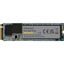 Ovebu Intenso Premıum 1tb Nvme Pcıe GEN3X4 M.2 2100/1700/MB/S SSD Dısk