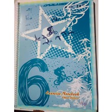 Alfa 96 Yaprak Karelı Defter A4 Spırallı