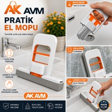 Ak Avm Pratik El Mopu Cam Duşakabin Ayna Lavabo Yüzey Temizleme Mopu Çok Amaçlı El Mopu