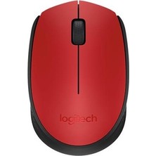 Ovebu Logıtech M171 Kablosuz USB Mouse Kırmızı 910-004641