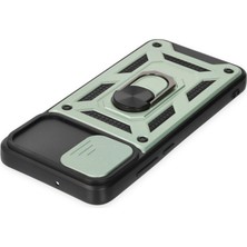 Eco Port Samsung Galaxy A03 Kılıf Pars Lens Yüzüklü Silikon - Yeşil