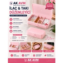 Ak Avm Çok Amaçlı Hobi Kutusu Bölmeli Düzenleme Kutusu Takı Dikiş Malzeme Saklama Kutusu