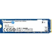 Ovebu Kıngston SNV3S/2000G, Nv3, 2tb, 6000/5000, Gen4, Nvme Pcıe M.2 2280, SSD