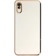 Eco Port Xiaomi Redmi 9A Kılıf Volet Silikon - Beyaz - Beyaz