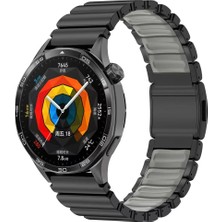 Ceponya Honor Magic 2 46MM Uyumlu Kordon Metal Kasa Silikon Iç Kısım Tasarım