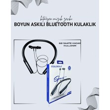 İlkyaz Fashion Polygold PG-100 Boyun Askılı Kablosuz Kulaklık – 200 Saat Bekleme Süresi, Stereo Ses, Mikrofon