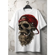 Carismatisort Renkli Motorcu Kurukafa Bay Bayan Erkek Kadın Tişört Tshirt