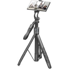 İlk El Grup Ieg™ Telefon Tripodu ve Selfie Çubuğu Bluetooth Kumandalı 153 cm Siyah ND1049