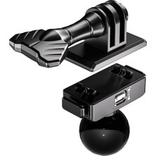 Nukrotech Quıckdock Qdx5-Bd Manyetik ve Kilitli Aksiyon Kamera Montaj Adaptörü Standart Bağlantılı – 25MM Toplu Mafsal Uyumlu – Değiştirilebilir Aksiyon Kamera Bağlantılı