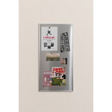 Raz Frame Manyetik Metal Pano – Alüminyum Çerçeveli Duvar Panosu, Not ve Fotoğraf Panosu - Magnet Panosu