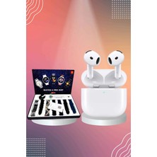 Mercora Tech 3.nesil Tws Bluetooth Kulaklık Bluetooth Bağlantılı Akıllı Saat Amoled Ekran Plastik Hasır Ko