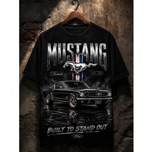 Carismatisort Ford Mustang Classic Baskılı Erkek Bay Bayan Kadın Unisex Tişört Tshirt