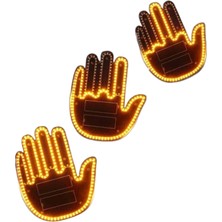 Mercora Tech Parmak LED Amber Renkli Işık