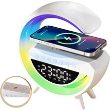 Mercora Tech Kablosuz Rgb Bluetooth Hoparlör USB Fm ve Aux Destekli Taşınabilir Ses Sistemi