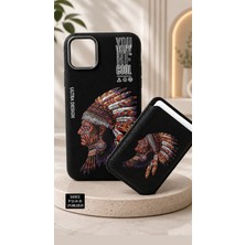 Tepex Yeni Sezon Sadece Düz Iphone 14 Uyumlu Süet Desenli Cüzdanlı Premium Kalite Telefon Kılıfı...