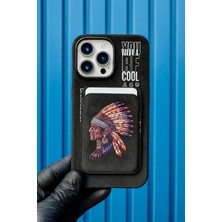 Tepex Yeni Sezon Sadece Iphone 15 Promax Uyumlu Süet Desenli Cüzdanlı Premium Kalite Telefon Kılıfı...