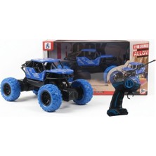 Delixa 1:18 Ölçek Alloy Rock Crawler – Rgb Işıklı Off-Road Uzaktan Kumandalı Araba Mavi