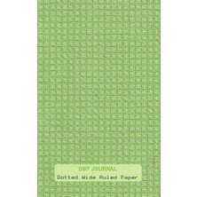 Delixa Dot Journal: Cover | Wide Ruled Line Dot Paper | Lined Dotted Grid Notebook
