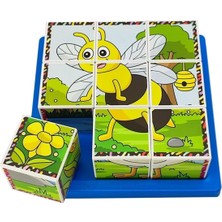 Delixa Küpss Uçan Hayvanlar 3D Puzzle - 9 Küp 6 Yapboz