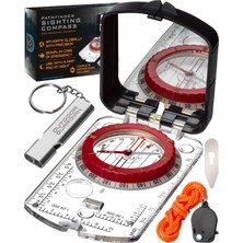 Delixa Outdoor Guardian Pathfinder Kamp ve Yürüyüş Pusulası - Kamp Aksesuarları, Klinometreli Oryantiring P