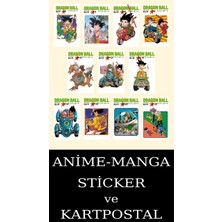 Gerekli Şeyler Yayıncılık Dragon Ball 1&2-21&22 Eksiksiz Manga Seti (11 Kitap) / Anime-Manga Sticker ve Kartpostal Hediyeli