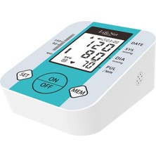 Delixa Life Net Medikal Türkçe Konuşan Hafızalı Pil ile Çalışan Koldan Ölçen Elektronik Tansiyon Aleti Jn-1