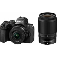 Delixa Nikon Z 50II + Nıkkor Z Dx 16-50 Vr + 50-250 Vr Kamera Siyah