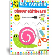 Delixa 2-7 Yaş Kes Yapıştır Dikkat Eğitim Seti