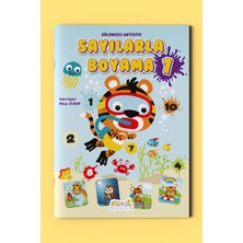 Delixa Kodlamalı Eğlenceli Aktivite - Sayılarla Boyama Kitabı 1
