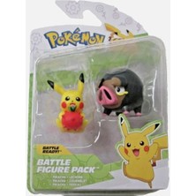 Neco Toys Pok PKW3021 Pokemon Battle 2li Figür Seti Bahar Serisi