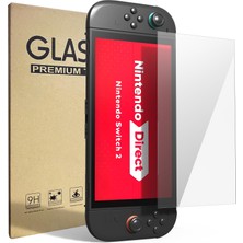 Delixa Gamsurfıng Temperli Cam Ekran Koruyucu New Switch 2 [7,9 ''] Model 2025, En Iyi 9h Sertlik, Hd Şeffa