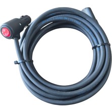 Araç Çakmaklık Uzatma Kablosu 12-24 Volt On/of Anahtarlı 16 Amper Yüksek Güç Çeken Cihazlara Özel 2