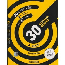 Akm Kitap 6. Sınıf Matematik 30 Haftalık Kazanım Denemeleri Hız Yayınları