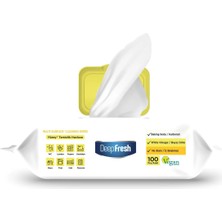 Deep Fresh Iz Bırakmaz Yüzey Temizlik Havlusu Limon 100 Yaprak