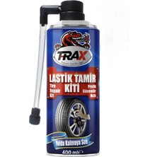 Delixa Trax Lastik Tamir Kiti, Acil Durum Oto Lastik Tamir ve Şişirme Spreyi, 400 ml