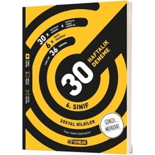 Akm Kitap 6. Sınıf Sosyal Bilgiler 30 Haftalık Kazanım Denemeleri Hız Yayınları