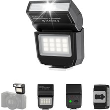 Delixa Ulanzi SL03 Spark Lite Fotoğraf Makinesi Flaş Siyah - L200