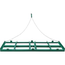 Delixa 48" Çim Tesviye Tırmığı ve Sürüş Yolu Sürükle Tırmığı - 4ft Güçlendirilmiş Zincirli Ağır Hizmet Tipi