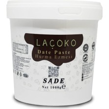 Delixa Laçoko Hurma Ezmesi 1kg | Şekersiz & Katkısız | Ilave Şeker Içermez | Glutensiz Vegan | Sporcu, Diye