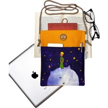 Delixa Askılı Kitap/tablet/ebook Çantası – Kılıfı (Küçük Prens ve Gezegen)