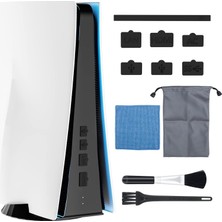 Delixa Ps5 Konsolu Için Toz Tapası Seti, USB HDMI Ac Lan Bağlantı Noktası Toz Koruyucu, Ps5 Için 7