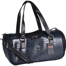 Delixa Duffle Bag Kedi Köpek Taşıma Çantası Lacivert