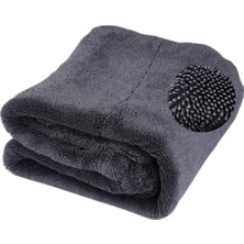 Delixa Polham Xl 60X90CM 1200GSM Süper Su Emici Özellikli Mikrofiber Araç Kurulama Havlusu, Çizik ve Iz Bır