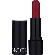 Note Cosmetics Deep Impact Lipstick 14 Warm Cherry Kremsi Dokulu Yarı Parlak Ruj, Kırmızı
