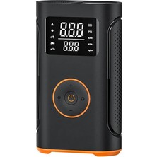 Delixa Taşınabilir Şarjlı Araç Oto Lastik Şişirme Pompası Kompresör 160 Psı Powerbank Işıklı YS02P